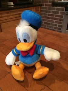 Disney Store Donald Duck Plush Stuffed Animal 9â Beanie | eBay