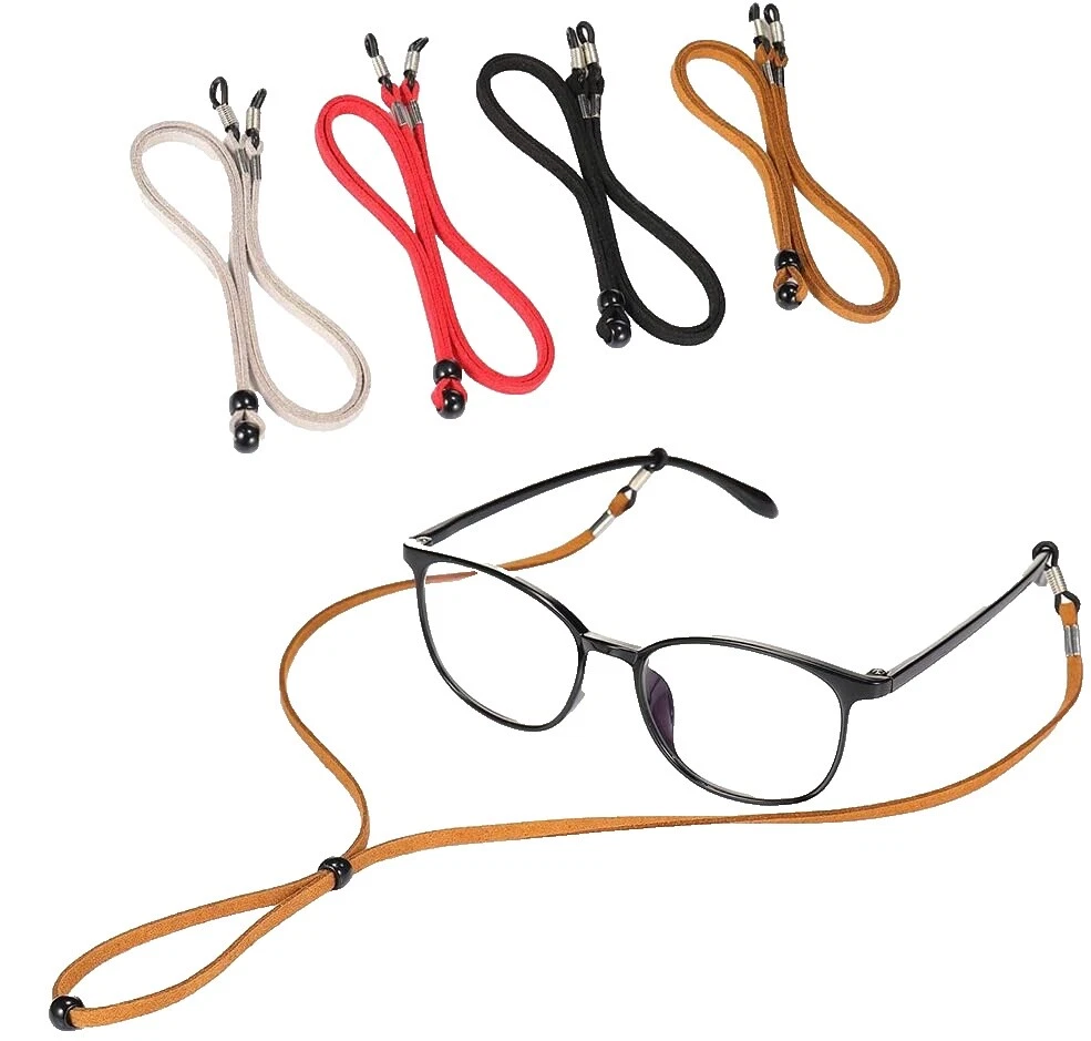 Black Rubber Eyeglass Straps, Cords & Grips