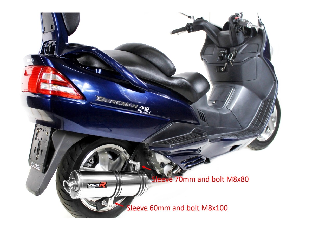 DOMINATOR Terminale di Scarico Marmitta Silenziatore ST compatibile con ZX6R 1998-2002