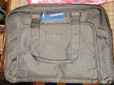 NWT BAGSMART 17.3 Inch Laptop Bag, Expandable Computer Bag Men Women, Black
