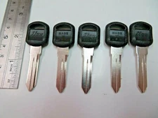 Lot 5 New B92-P GM Non Chip Ignition Key Blank Uncut Blade /Made by Ilco 