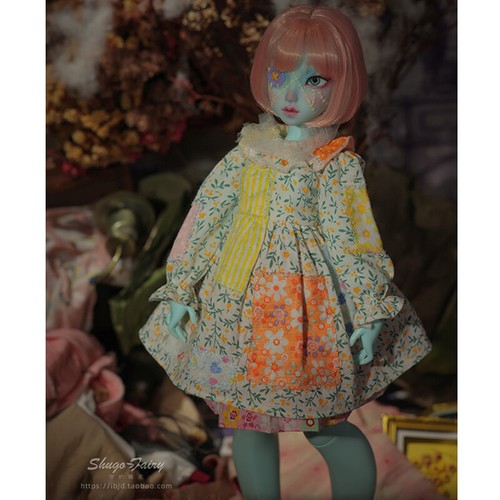 BJD Doll 1/4 Bare Resin Ball Jointed Body Colorful w/Face Makeup Eyes Girl GIFT - Picture 8 of 8