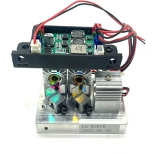 RGB 1W White Light Full Color Laser Module Stage Lights TTL/Analog Modulation