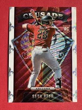 2022 Panini Chronicles /199 Ruby Wave Crusade #17 Seth Beer Arizona Diamondbacks