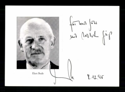 Elert Bode Original Signiert # BC 207793