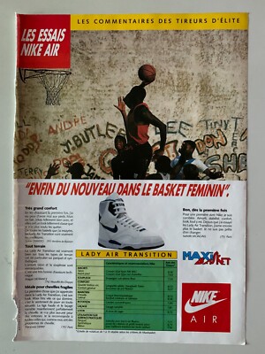REKLAME 1989 - SNEAKER - DIE TESTS NIKE AIR - LADY AIR TRANSITION