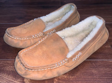 UGG Women's Ansley 3312 Slip On Moccasin Slippers Size 9 Chestnut EUR 40