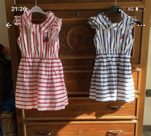 Vestiti Bimba Original Marines Anni 6/7 (blu) E 8/9 (rosso) | eBay