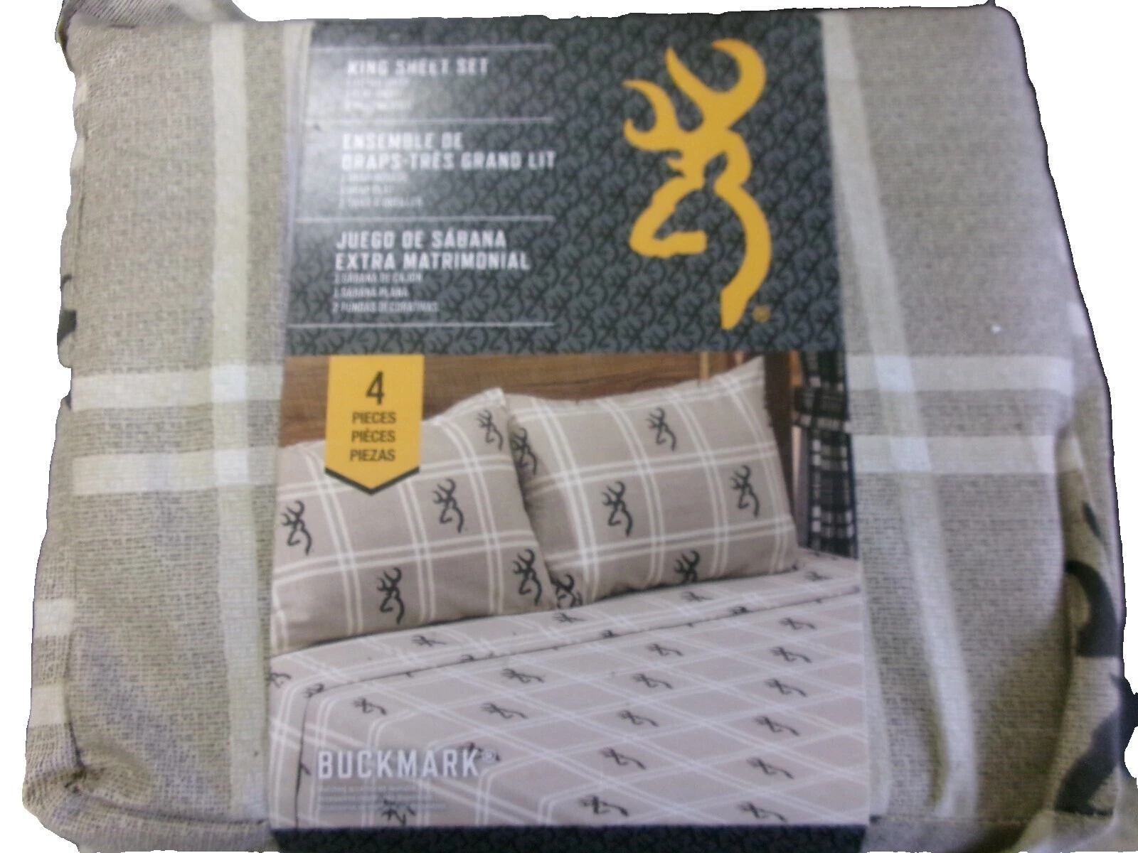 Browning Cotton Blend Brown Bed Sheets
