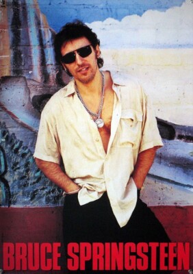 Bruce Springsteen_非売品poster_超大型_店頭用 OFFICIAL BRUCE SPRINGSTEEN BROADWAY LITHOGRAPH POSTER LIMITED RARE