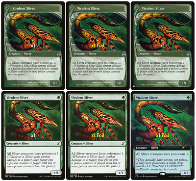 MTG FUT PLST TSR SLD Virulent Sliver MINT (SELECT)