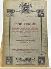 Henkels Catalog: Redmond Conyngham Collection- May 28, 1929
