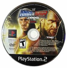 WWE SmackDown vs. Raw 2009 - Sony PlayStation 2 - PS2 - *Disc Only* Black Label