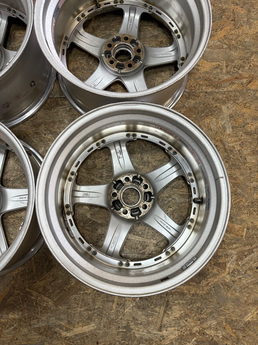 Rare RAYS Volk Racing GT-C Wheels Deep Rims 19 inch 8.5J 9.5J
