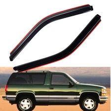 In-Channel Smoke Window Visor Rain Guards for 1995-1999 Chevy Tahoe GMC Yukon