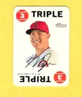 2017 Topps Heritage Mike Trout Game Card #4 Los Angeles Angels NEAR MINT-MINT