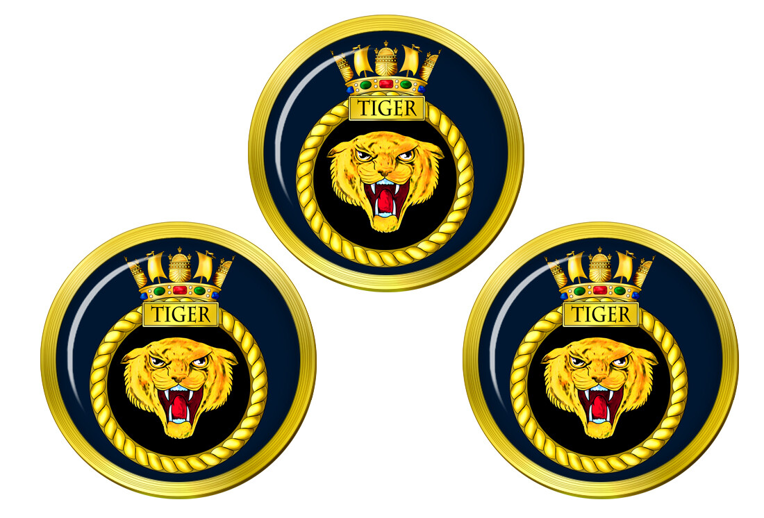 HMS Tiger, Royal Navy Golf Ball Markers