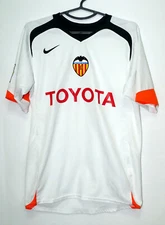 VALENCIA SPAIN 2005/2006 HOME FOOTBALL SHIRT NIKE SIZE S ADULT