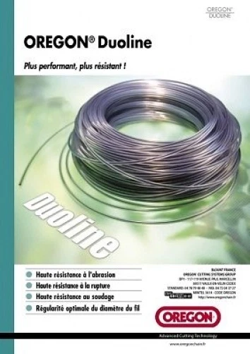 OREGON DUOLINE nylon strimmer cutting line 3mm x 60m 106502 Duoline trimmer line - Image 4 of 4