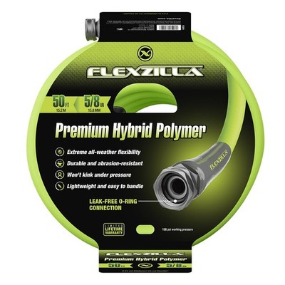 Flexzilla HFZG5100YWR Premium Grade Garden Hose, 5/8 in. x 100ft