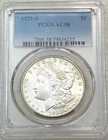 1921-S Morgan Silver Dollar PCGS AU58 Frosty Just Graded New Holder #E220G
