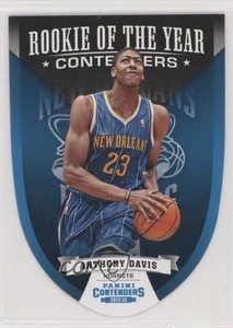2012-13 Panini Contenders Rookie of the Year Contenders Anthony Davis #2 RC