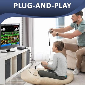 NES Classic Controller Extension Cable & SNES Power Cord - Compatible with Super