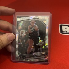 2025 WNBA PRIZM Aja Wilson Cracked Ice PRIZM SP  #76. A'ja Wilson