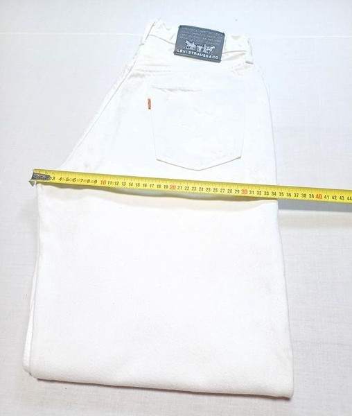 Women Levi's Jeans White 30 / L