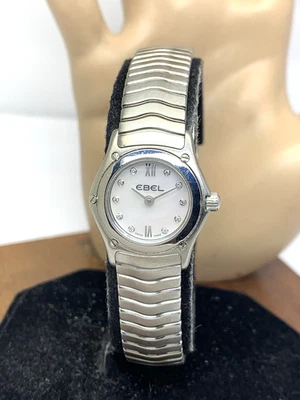 Ebel Women\'s Watch Swiss Quartz Diamond Mother of Pearl Dial Two Tone 18k Steel Ebel Women main image 3