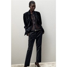 NWT J. Crew Kate Slim-Fit Pant In Velvet Black 2