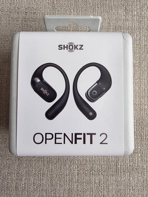 BRAND New Shokz OpenFit 2 True Wireless Open-Ear Earphones - Black T920
