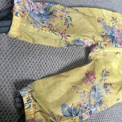 Joules kids puddle suit, girls aged 1 years, yellow with flower design - Bild 8 von 8