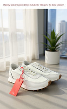 DIESEL S-Racer LC Men Sneakers EU43 White Suede Leather RRP195 Trainers I