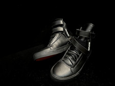 Lovesong Su TK Society All Black High Top Red...
