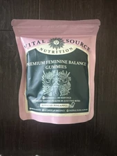 Vital Source Nutrition Premium Feminine Balance Gummies 60 Gummies Exp 2026