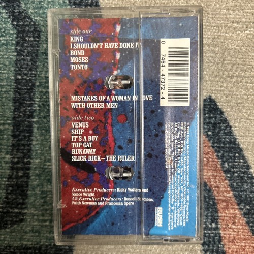 Slick Rick The Rulers Back Cassette 1990’s RAP HIP HOP - Picture 2 of 4