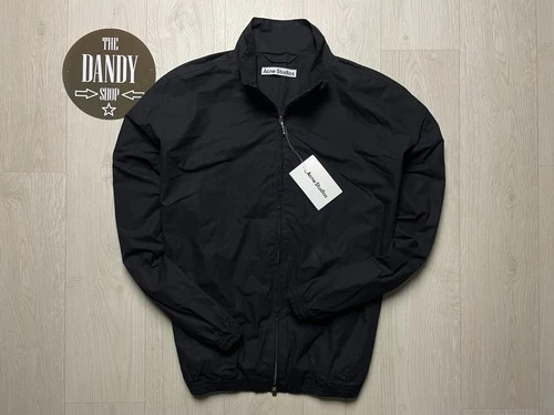 Acne Studios Logo Zipper Jacket / 1996 Logo Embroidered Cotton , Size L-XL - product listing photo