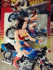 Vintage 1980s Bootleg Wonder Woman on Motorcycle | Original Blister Only