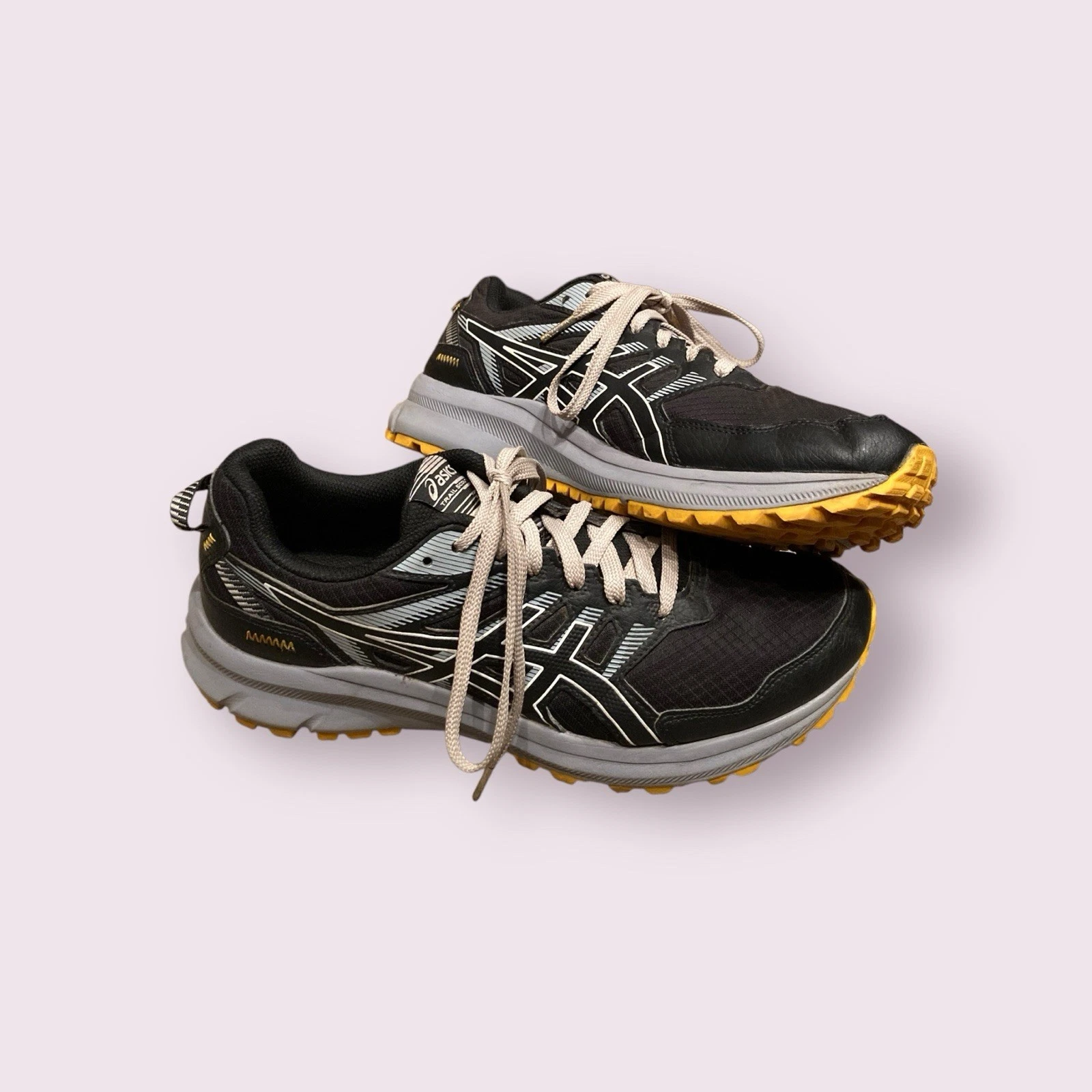 Scarpe sneakers Asics Trail Scout 2 trail running uomo taglia US 10 giallo 1011B181