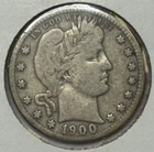 1900-S 25c Barber Quarter ** BH4155