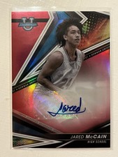 2022-23 Bowman U University Best Jared McCain Red Refractor Auto 2/10 Rookie RC