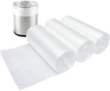 1.2 Gallon Small Trash Bags, 4.5 Liter Trash Can Liners Garbage Bags Wastebasket