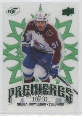 2024 Ice Premieres Emerald Green 118/199 Nikolai Kovalenko #171 Rookie RC 03uh