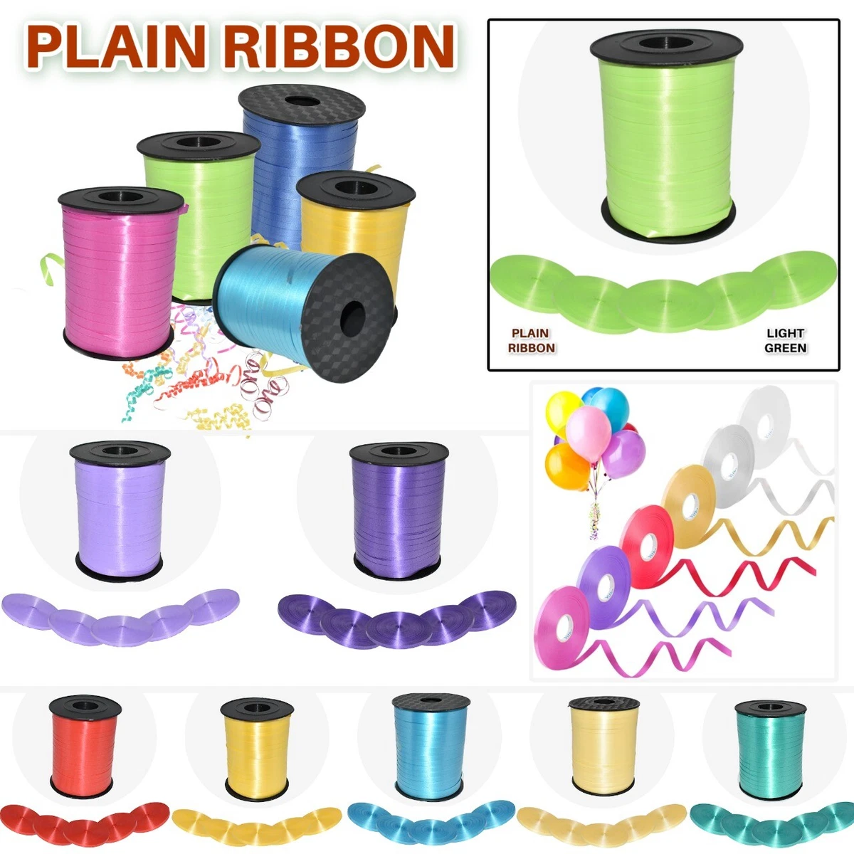 Curling Ribbon Balloon String Tie for Gift Wrapping party Balloon Helium  Weight