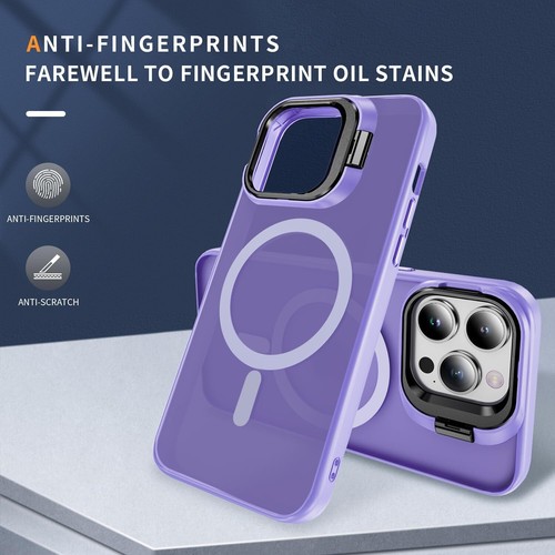 Camera Stand Mag Safe Case for iPhone 15 14 13 pro plus Pro Max Layer Shockproof - Picture 3 of 14
