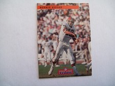BERNIE KOSAR CLEVELAND BROWNS 1992 INSERT 1 of 9 PROLINE PROFILES #100 PRO LINE