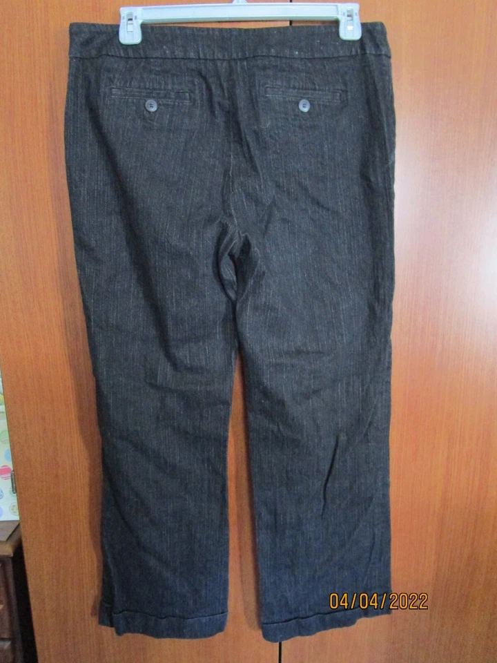 Jones Wear Stretc Charcoal Jeans Sz 16 Cotton Spandex Waist 37 Inseam 31 Rise 12 - Image 4 of 4