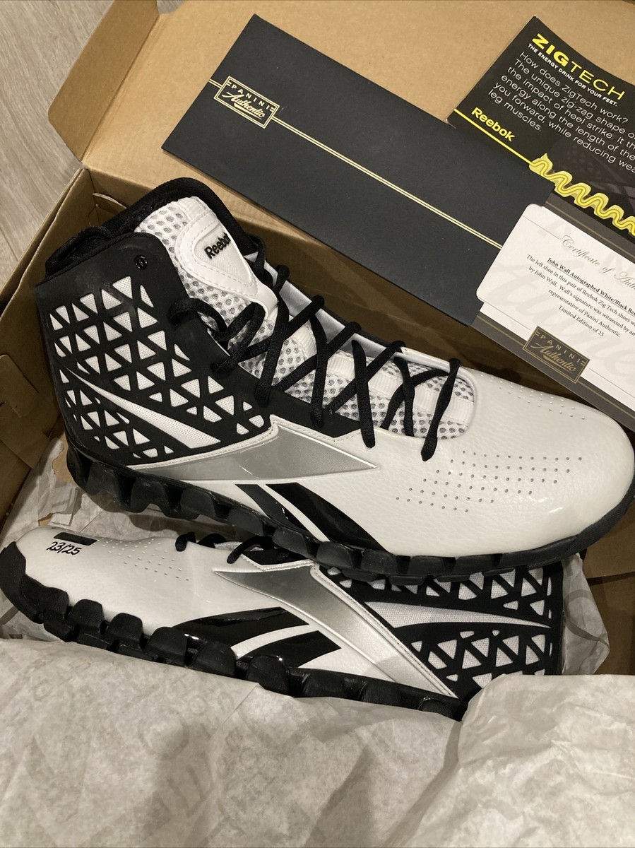 John Wall Reebok Rookie Zig Slash Signed Auto Shoes Panini John Wall Reebok Rookie Zig Slash Signed Auto Shoes Panini