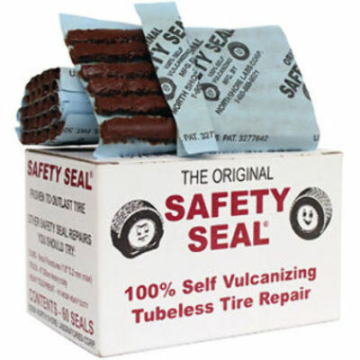 Safety Seal Tire Plugs, 60 per box, tire repair brown plugs, 4''